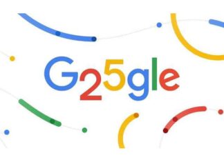 25 anni di google con doodle